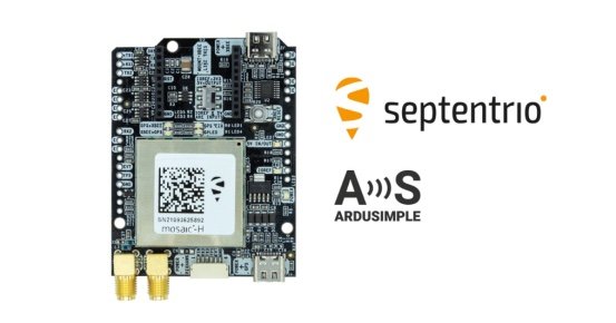 Septentrio partners with ArduSimple, bringing reliable GPS/GNSS to emerging applications